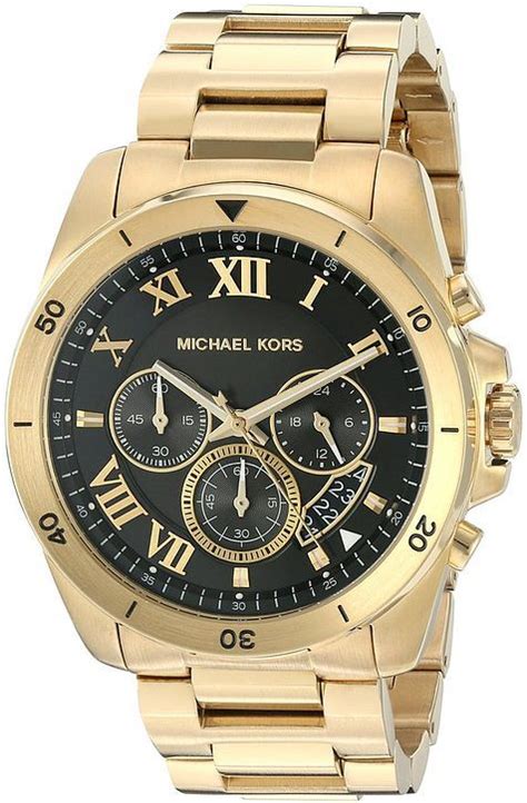 michael kors gold uhr mk8481|Michael Kors Brecken Chronograph Black Dial Men's .